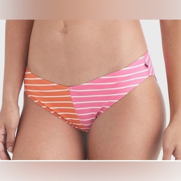 Tommy Hilfiger Dahlia Striped Bikini Bottom S - Picture 1 of 7